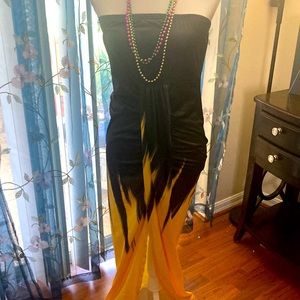 Sexy strapless dress for summer